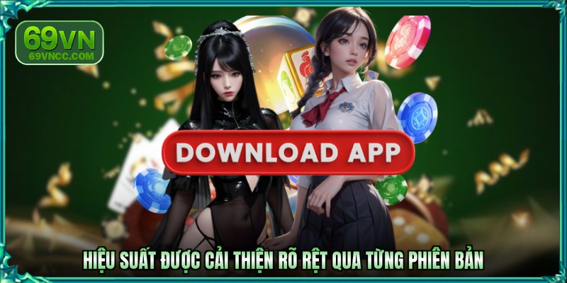 Hiệu suất được cải thiện rõ rệt qua từng phiên bản